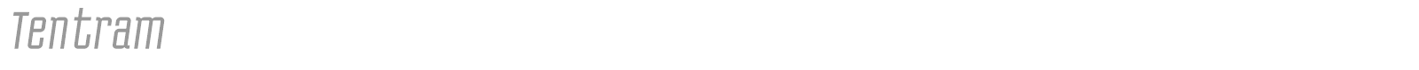 Tentram font preview